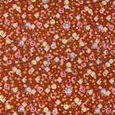 Viscose Punta Di Roma Circlio Brown