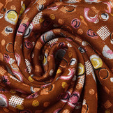 Viscose Punta Di Roma Circlio Bruin