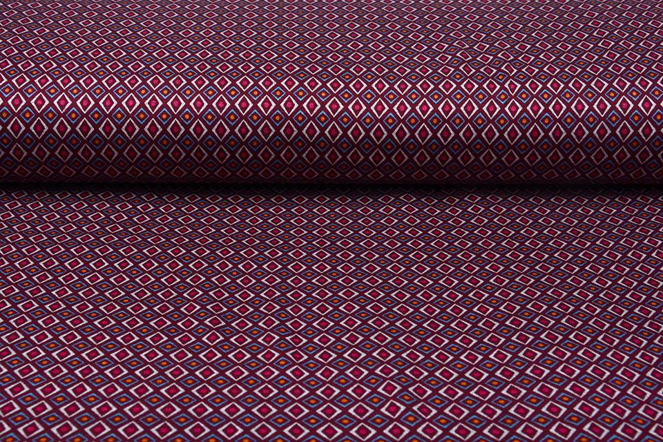 Viscose Punta Di Roma Diamond Bordeaux