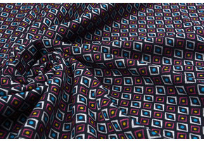 Viscose Punta Di Roma Diamond Zwart