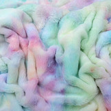 Kort Harige Bont Multi Color