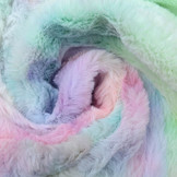Kort Harige Bont Multi Color