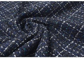 Bouclé Sjanelli Glitter Multi Blue