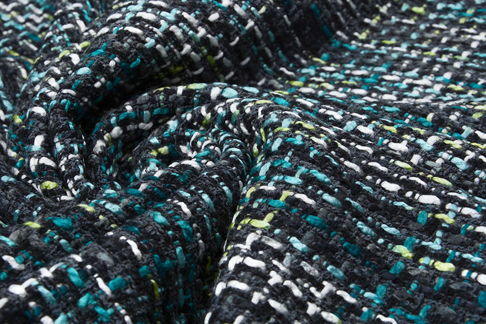 Bouclé Sjanelli Multi Sea Green