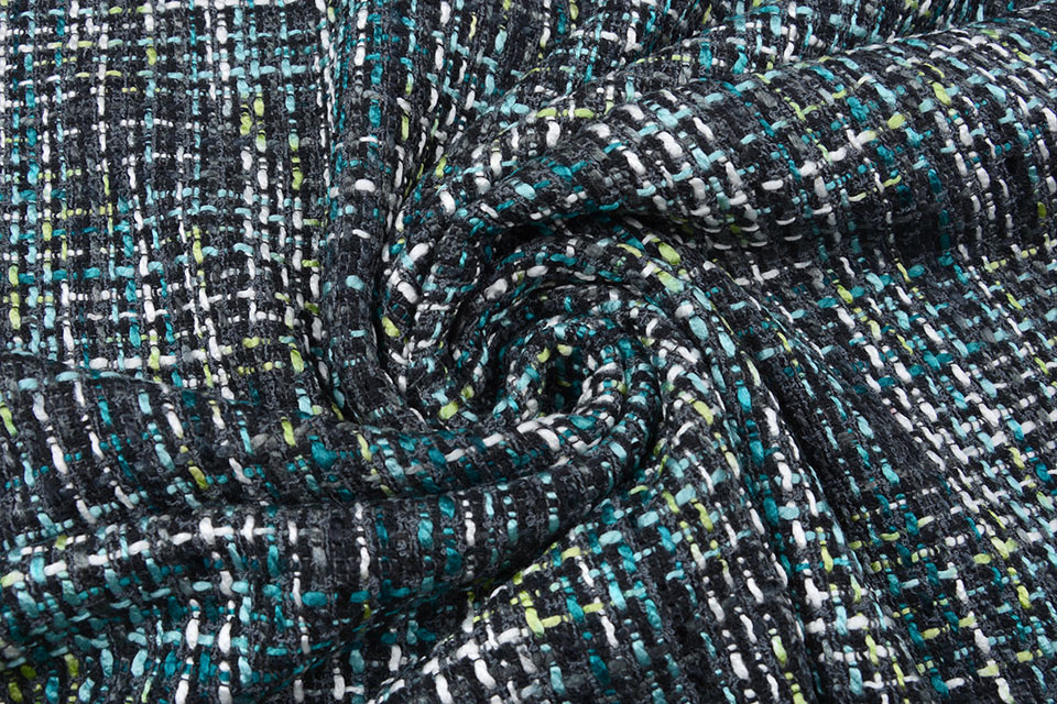 Bouclé Sjanelli Multi Sea Green