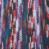 Bouclé  Viscose Plaid Multi Purple