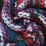 Bouclé  Viscose Plaid Multi Paars