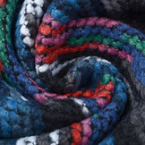 Bouclé  Viscose Plaid Multi Blue