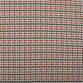 Scuba Jacquard Beige Black Bordeaux