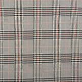 Scuba Jacquard Carro Ruit Beige Zwart Bordeaux