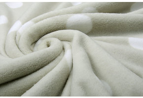 Coral Fleece Großer Punkte