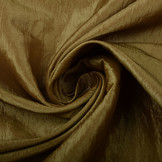 Crinkle Taft Dunkelgold