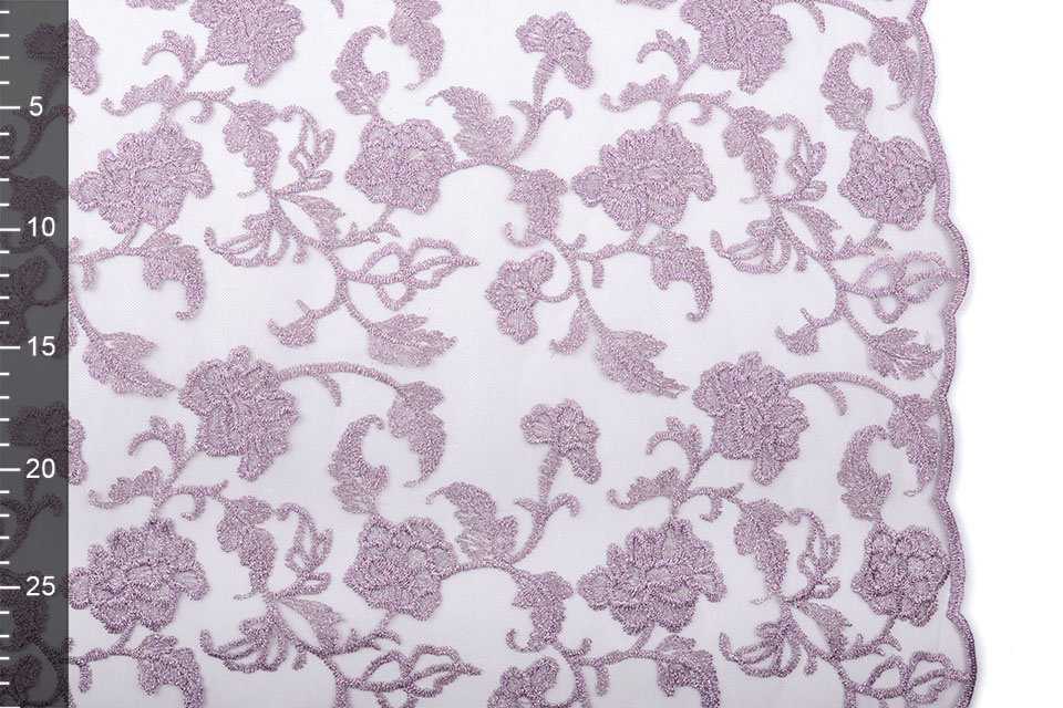 Mesh Embroidered Kanapa Lilac