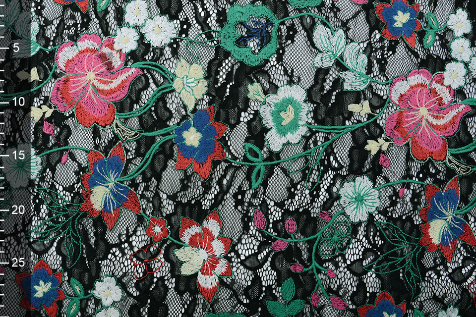 Embroidered Lace Whakairo