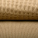 Baby Jersey Waffle Pique Fabric Mocha Brown