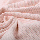 Baby Jersey Waffle Pique Fabric Light Pink