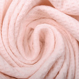 Baby Jersey Waffle Pique Fabric Light Pink