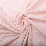 Baby Jersey Waffle Pique Fabric Light Pink
