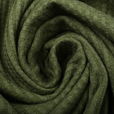 Baby Jersey Waffle Pique Fabric Army Green