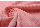Baby Jersey Waffle Pique Fabric Coral