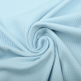 Baby Jersey Wafel Katoen Baby Blauw