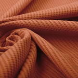 Baby Jersey Waffle Pique Fabric Brique