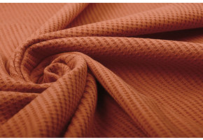 Baby Jersey Wafel Katoen Brique