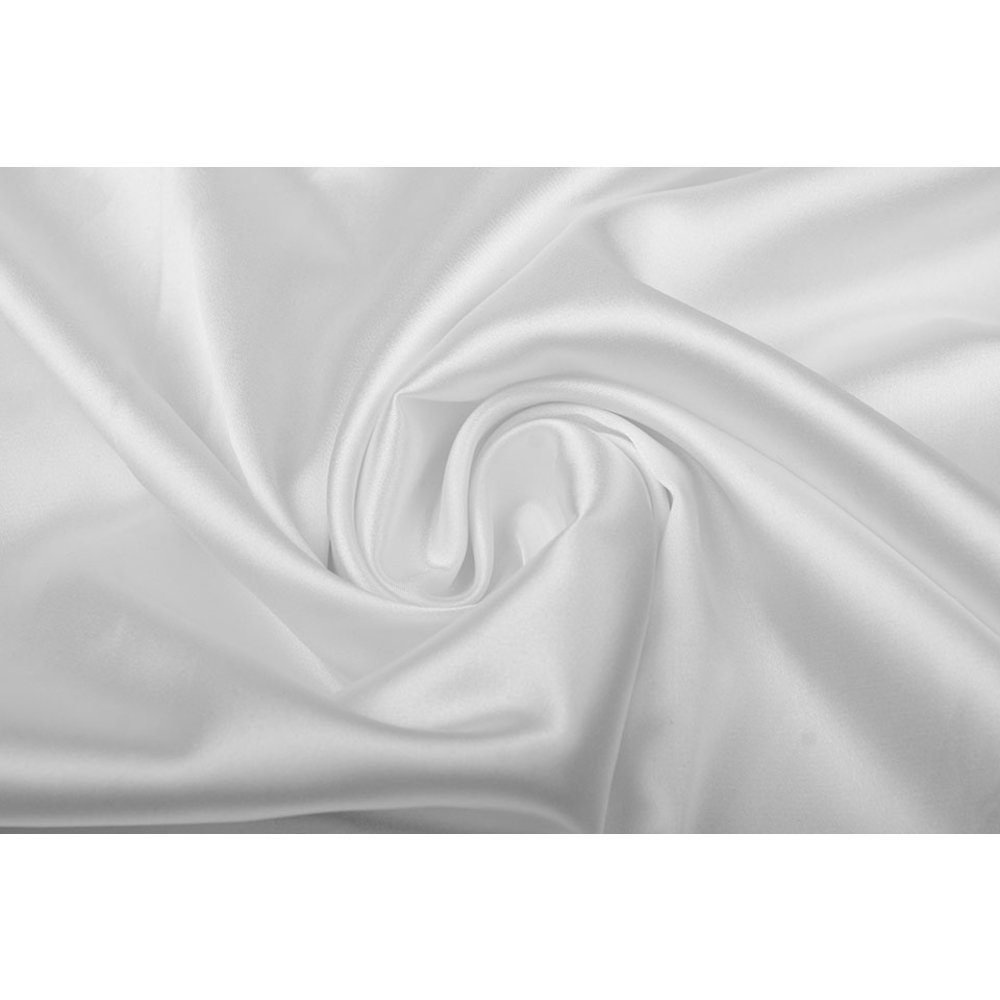 Stretch Satin Ivory YES Fabrics