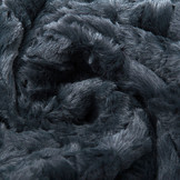Short Hairy Fur Furla Grey Blue