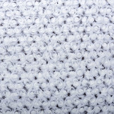 Kurz Zottelplüsch Roses-2-Tone Aubergine Weiß