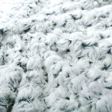 Kort Harige Bont Roses-2-Tone Groen Wit