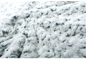 Short Hairy Fur Roses-2-Tone Green White