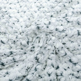 Kort Harige Bont Roses-2-Tone Groen Wit