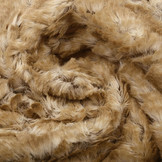 Short Hairy Fur 2-Tone Mocha Brown