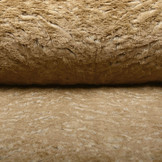 Short Hairy Fur 2-Tone Mocha Brown