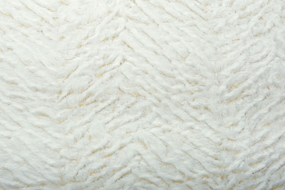 Short Hairy Fur 2-Tone Off-White