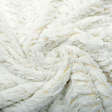 Short Hairy Fur 2-Tone Off-White