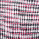 Woven Woolen Fabric Fine Checkered Red