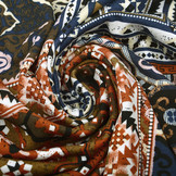 Viscose Jersey Digital Orientalisches Ornament Patchwork