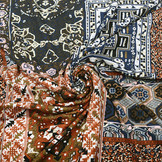Viscose Jersey Digital Oriental Ornament Patchwork