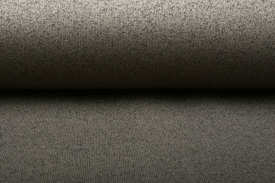 Knitted Fleece 2-Tone Grey - YES Fabrics