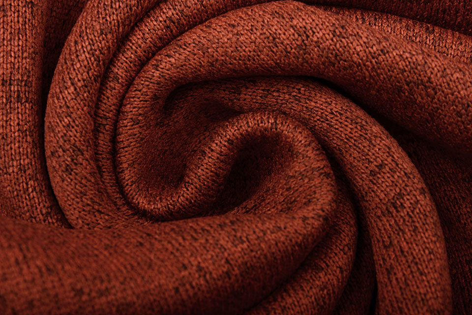 Strickfleece 2-Tone Brique