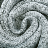 Knitted Fleece 2-Tone Silver Grey