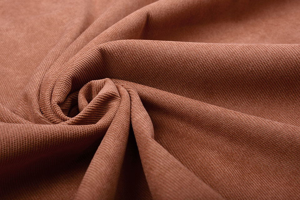 Rib Stof 16 W Corduroy Brique