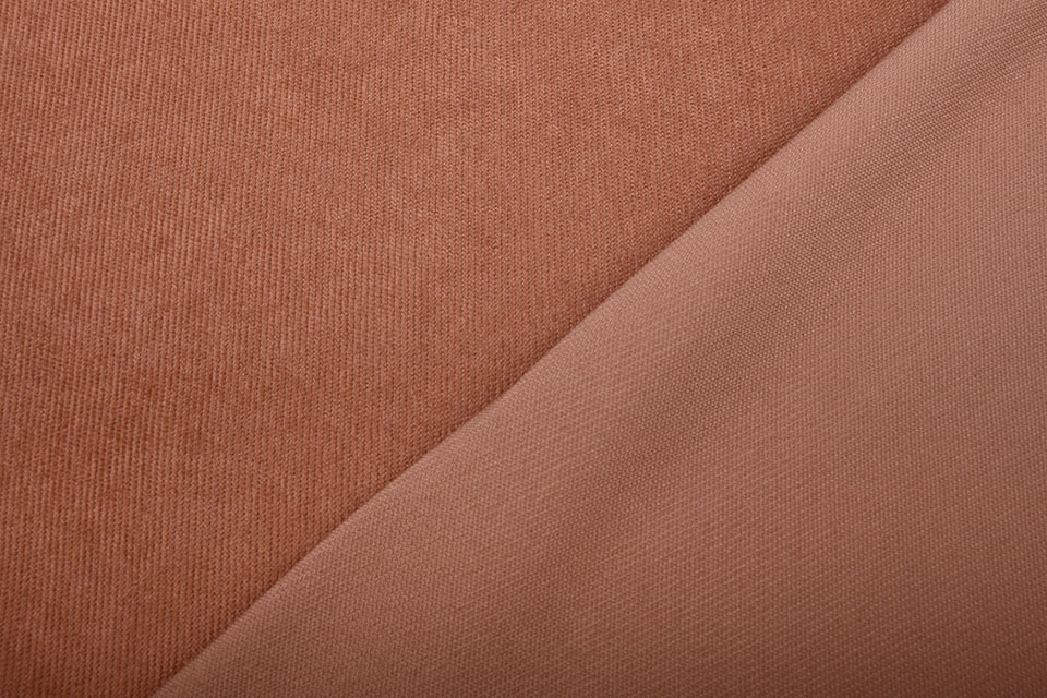 Rib Stof 16 W Corduroy Brique