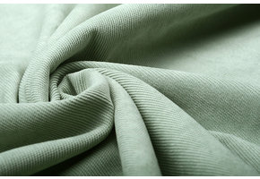 Cordstoff 16 W Hell Altgrün