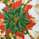 Kerststof  Muziek Groen