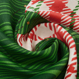 Christmas Fabric Checkered Green