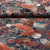100% Viscose Leaves Salmon