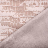 Alcantara, Suede, Suedine met Lak Krokodil Poeder Roze